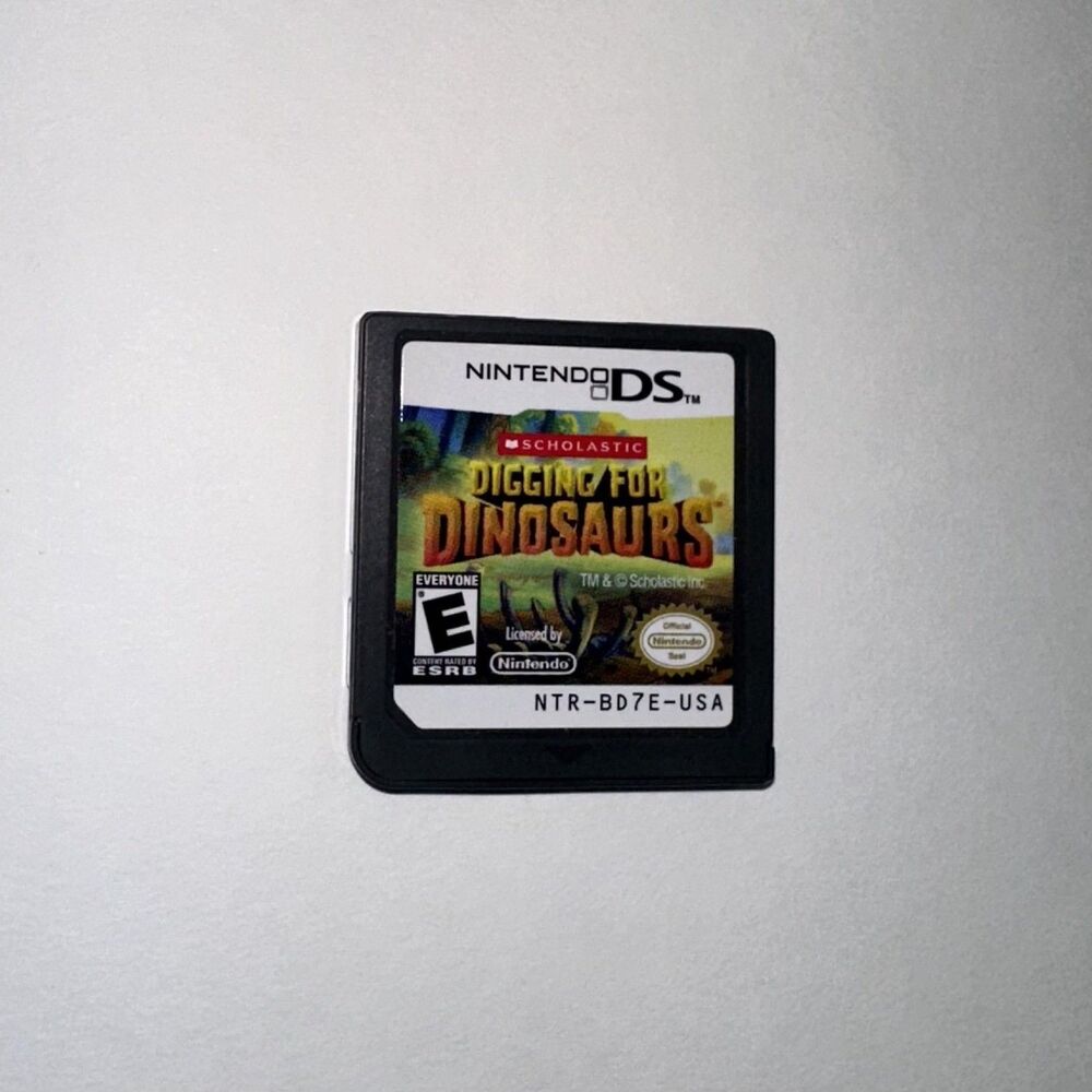 Digging For Dinosaurs SCHOLASTIC Nintendo DS - Cartridge Only NDS GAME TESTED